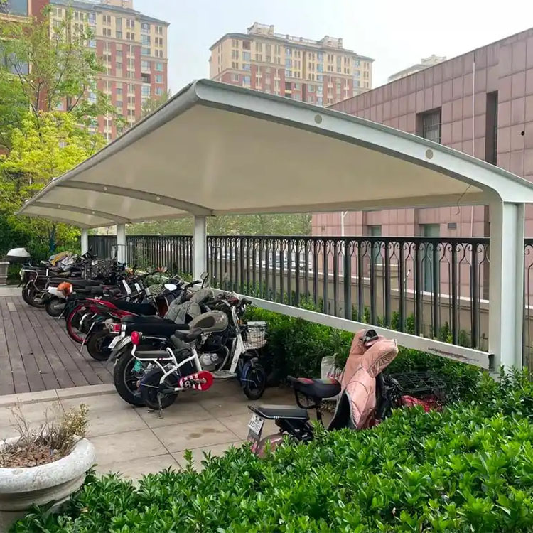 定远县膜结构电动车棚